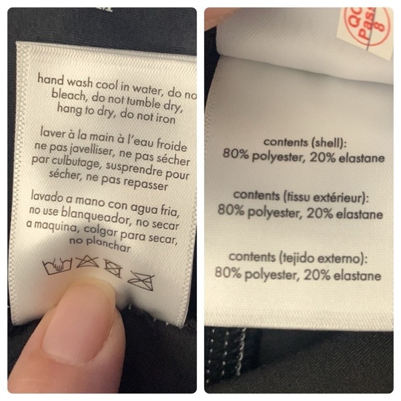 WeWoreWhat Black Leggings with White Stitching- NWT - Picture 13 of 16